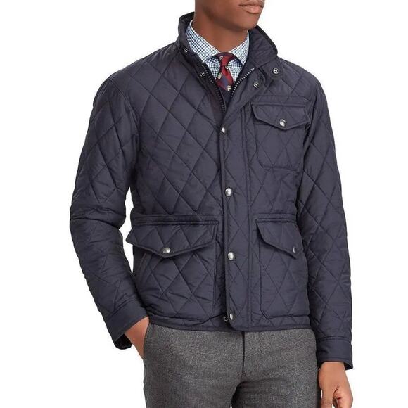 NWT Polo Ralph Lauren Quilted Jacket Navy Blue Size XXL RlL